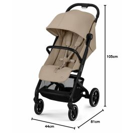 Cybex CYB1711152727990 Cochecito Beezy BLK Beige Almendra