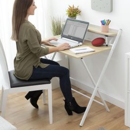 Escritorio Plegable con Estante Tablezy InnovaGoods Escritorio Plegable con Estante Tablezy InnovaGoods