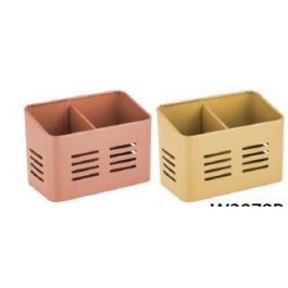 DKD Home Decor Tetera Vintage Chinalight 22 Terracota Amarillo Acero Inoxidable 19 x 20.5 x 22 cm Apta para Vitrocerámica, Inducción y Gas