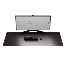 Phoenix technologies Alfombrilla Eleganza XXL 125 X 64.5 cm Cuero PU Base Corcho Natural Anti-deslizante Escritorio