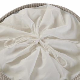 Cesto Ropa Beige Con Cierre Versa 38X48CM Cesto Ropa Beige Con Cierre Versa 38X48CM