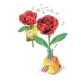 Clementoni CLE8005125188772 Crea tus flores Rosa