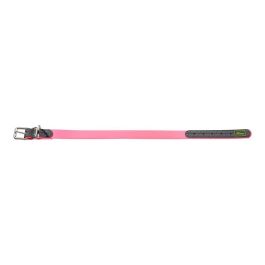 Hunter Collar Convenience Cuello 33-41 cm S-M Rosa Fluorescente Para Uso Diario Resistente Lavable