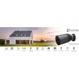 Cámara a batería - EZVIZ - BC1C 4MP + Panel solar - Autonomía de la batería 8 meses - Detección humana - Visión nocturna Cámara a batería - EZVIZ - BC1C 4MP + Panel solar - Autonomía de la batería 8 meses - Detección humana - Visión nocturna