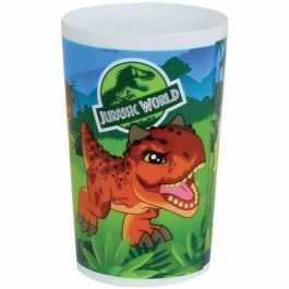 Fun House 006322 Juego de Vajilla Infantil Jurassic con Vaso, Plato Hondo, Plato Llano, Cubiertos, Botella y Caja para Merienda