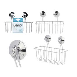 Soporte Pared Rectangular Acero Ventosa Berilo 24X18CM (12 Unidades) Precio: 54.49999962. SKU: B1BHJ3VTZW
