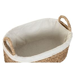 Cesta Tropical DKD Home Decor Natural Blanco 38 x 26 x 56 cm Set de 3 (2 Unidades) Cesta Tropical DKD Home Decor Natural Blanco 38 x 26 x 56 cm Set de 3 (2 Unidades)