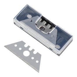 Wolfcraft 4186000 Set 5 Cuchillas Trapezoidales Profesionales 52mm x 0.65mm Cuchillas de Repuesto para Cutter con Caja Precio: 2.50000036. SKU: S7917526