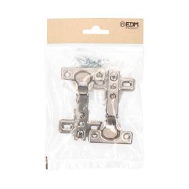 Edm Bisagra Cazoleta Recta BC01 26mm Zincado Acero Blíster