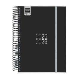 Finocam Agenda Para Estudiantes Espiral E10 - 155x212 mm, Negro 2025-2026, Organización Septiembre a Agosto Precio: 11.88999966. SKU: B1K9WC52M4