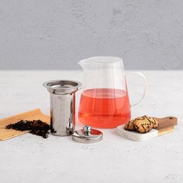 Tetera Vidrio Filtro Inox Serenia Quid 0,95 L