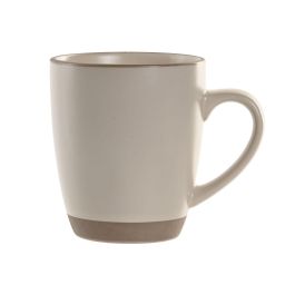 Mug Basicos DKD Home Decor Beige 9 x 10.5 x 12 cm (6 Unidades)