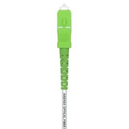 AISENS Cable Fibra Optica Latiguillo 15 M G657A2 3.0 9/125 SMF SIMPLEX CPR DCA LSZH, SC/APC-SC/APC,