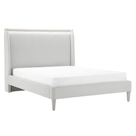 Cama Home ESPRIT Gris claro 196 x 223 x 135 cm Cama Home ESPRIT Gris claro 196 x 223 x 135 cm