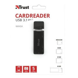 Trust Lector de Tarjetas Externo 21935 USB 3.1 Compacto