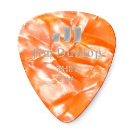 Dunlop Pack 12 Púas Genuine Celluloid Naranja Perlado - Thin Precio: 5.50000055. SKU: B1E8N24642