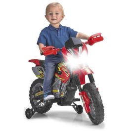 Feber 400F Moto Eléctrica Cross 6V para Niños 3-5 Años con Luz y Sonidos Reales, Incluye Batería 6V Recargable. Medidas: 74x50x27 cm Feber 400F Moto Eléctrica Cross 6V para Niños 3-5 Años con Luz y Sonidos Reales, Incluye Batería 6V Recargable. Medidas: 74x50x27 cm