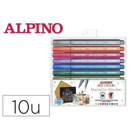 Alpino Rotuladores Multisuperficies Metallic Color Experience C-Surtidos Estuche 10 Ud Precio: 6.7899997. SKU: B125ST2DST