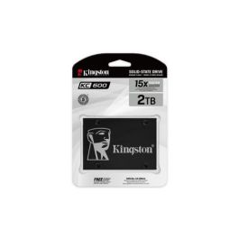 Kingston KC600 SKC600/2048G Disco Duro SSD Interno 2TB 2.5" SATA III 6Gb/s, Alta Velocidad, Cifrado XTS-AES 256 bits para PC y Portátil