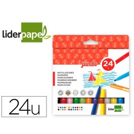 Rotulador Liderpapel Jumbo Caja De 24 Unidades Colores Surtidos Precio: 8.336900181499999. SKU: B1BLKPBAM5