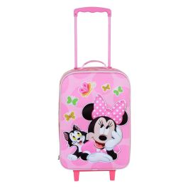 Maleta Trolley Soft 3D Kitten Disney Minnie Mouse Rosa