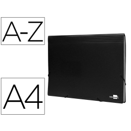 Liderpapel Carpeta Clasificador Fuelle Polipropileno Negro Opaco DIN A4 13 Departamentos Precio: 4.94999989. SKU: B134AM9PXL
