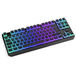 ENDORFY Thock TKL Wireless Pudding Teclado Mecánico Gaming Inalámbrico Bluetooth LED RGB Kailh Box Red Negro DE-Layout