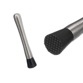 Martillo Hielo Kinvara 20.5x3.4x3.4 cm, Acero Inoxidable y PP, Plata (24 Unidades)