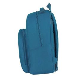 Safta Mochila Adapt.carro Egeo Blackfit8 Azul 600D Polyester Edad 3 Años