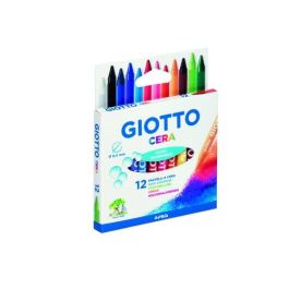 Giotto Lápices de Cera 12 Colores Surtidos Lavables Ø 8,5 x 90 mm en Caja de Cartón Precio: 2.8900003. SKU: B1EMRY8TV8