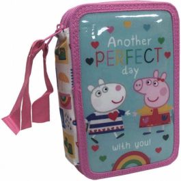 CYP BRANDS Plumier Peppa Pig Triple Completo con 39 Piezas: 16 Lápices, 16 Rotuladores, Bolígrafos, Lápiz, Goma, Sacapuntas y Regla Precio: 11.49999972. SKU: B1D6YN4MGB