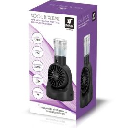 Thulos Kool Breeze TH-MFN-02 - Ventilador Portátil con Nebulizador, 4 Velocidades, 25 ml Depósito, Carga USB Thulos Kool Breeze TH-MFN-02 - Ventilador Portátil con Nebulizador, 4 Velocidades, 25 ml Depósito, Carga USB