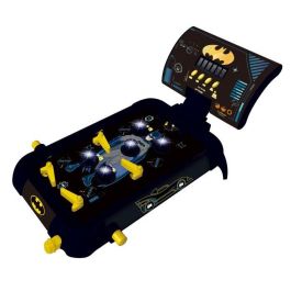 Máquina de pinball electrónica Batman con efectos de luz y sonido.