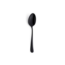 Amefa Cuchara de Café Austin Negro Set de 12 Acero Inoxidable Mate Larga Duración 14,4 cm 2,5 mm Apto Lavavajillas