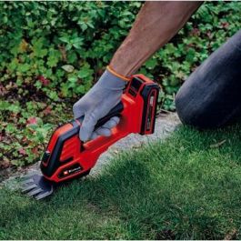 Einhell GE-CG 18/100 Tijera Cortasetos a Batería 18V, Cizalla para Arbustos con Cuchilla de 20cm