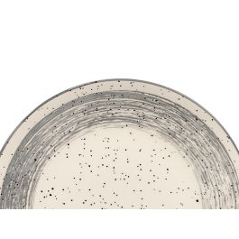 Vessia Plato Postre Cerámico Patinado Gris 19,5 cm (Set de 36)