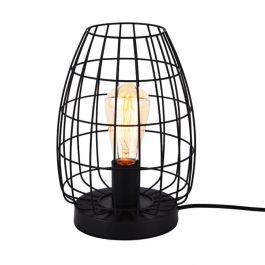 Edm Lámpara de sobremesa metálica E27 Ø20x27,5 cm negro Precio: 39.88999982. SKU: S7902693
