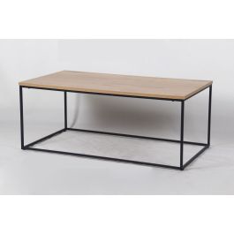 DKD Home Decor Mesa Centro Urban de Metal y MDF Natural Negro Desmontable 110x60x44.5 cm Precio: 67.78999953. SKU: S3044017