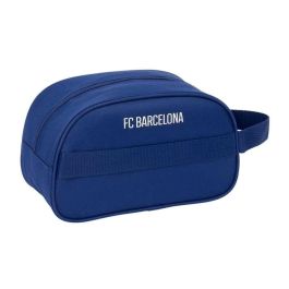 Safta Neceser Escolar y de Viaje con 1 Asa, Diseño Adaptable a Carro para Equipaje - F.C. Barcelona Azul Marino 26x15x12cm Safta Neceser Escolar y de Viaje con 1 Asa, Diseño Adaptable a Carro para Equipaje - F.C. Barcelona Azul Marino 26x15x12cm