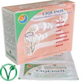 HERBOPLANET Liquisol Psyllium & Agar Agar 20 sobres. Para el tránsito intestinal. Producto vegano. Precio: 30.5000003. SKU: B12X8KWTA4