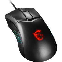 MSI CLUTCH GM51 LIGHTWEIGHT (P) Ratón Gaming Óptico USB-A 26000 DPI con Iluminación Personalizable y 6 Botones, Negro