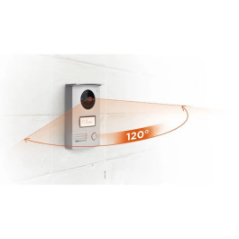 Scs Sentinel Videoportero VisioDoor 7+ con Cable, Pantalla Táctil 7", Placa Gran Angular 120°, RFID, Grabación Vídeo