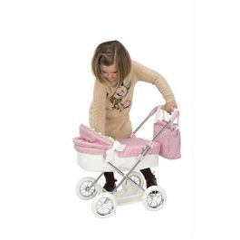 Coche capota reborn de paris 37x56x56 cm c/bolso (altura manillar: 55 cm) Coche capota reborn de paris 37x56x56 cm c/bolso (altura manillar: 55 cm)