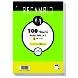 Recambio Pacsa A4 100H 100G 4 Taladros Cuadric.4X4 Precio: 3.50000002. SKU: B13NB3MKXX