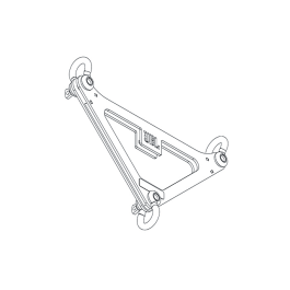 JBLPRO Placa Delta 34x60x65 cm