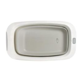Beaba 920403 Bañera Plegable Eazy Pop Camélé'O Gris Terciopelo