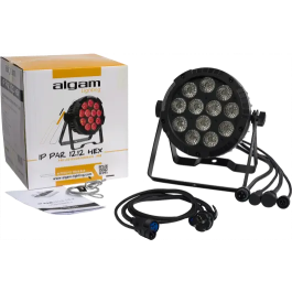 Algamlight IP-PAR-1212-HEX Foco Par Led 12x12W RGBWA+UV Exterior IP65