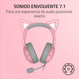 Auriculares Razer Kraken Kitty V2 Quartz (RZ04-04730200-R3M1)