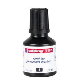 Tinta de recarga Edding T25 Permanente Negro 30 ml (10 Unidades)