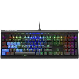 Sharkoon SKILLER SGK60 Teclado Gaming Mecánico Alámbrico USB QWERTY Kailh Box White Negro RGB US-Layout
